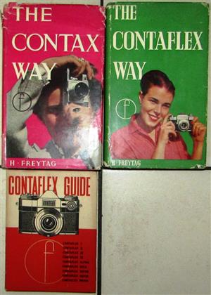 The Contaflex Way - H. Freytag & Contaflex Guide - 3 Books
