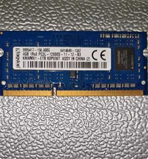 4 Gig DDR3 Laptop Ram DDR3L Used