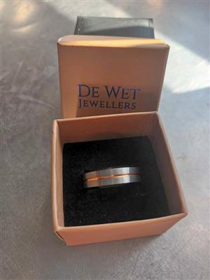 Tungsten steel wedding rings