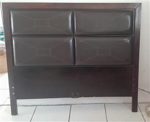 Headboard double bed for sale 