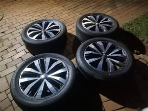 20inch VW Amarok extrem mags with brand new Bridgestone dueller