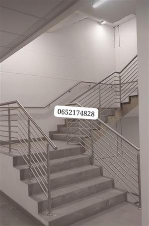 STAIRCASES HANDRAILS ALUMINUM AND BALUSTRADES 