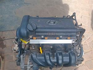 2011 up Hyundai accent eng code G4FC 1.6 complete engine still running good for sale @ circle 7