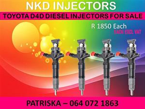 DIESEL INJECTORS NEW OR RECON ON TOYOTA D4D FOR SALE
