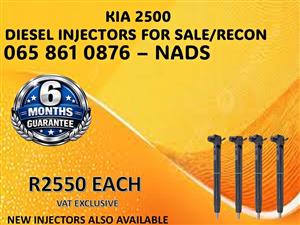 KIA 2500 DIESEL INJECTORS FOR SALE / RECON WITH WARRANTY NELSPRUIT