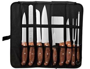 AB-301 10pc knife set in carry bag  for sale on order only