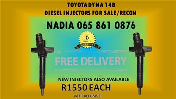 TOYOTA DYNA 14B DIESEL INJECTORS FOR SALE - RELAIBLE