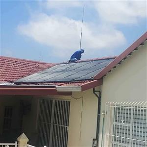 Pool solar panels