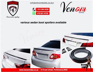 Various boot spoilers