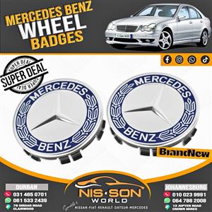 MERCEDES BENZ WHEEL BADGES