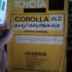 Corolla and pick up, book