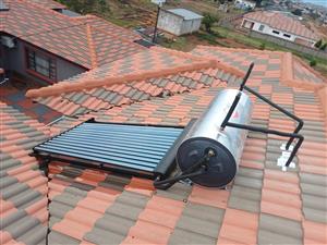 150 liter solar geysers fully instaled