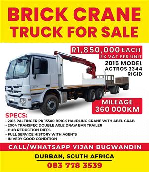 BRICK CRANE TRUCK