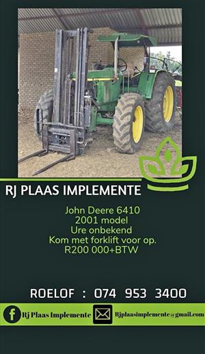 John deere 6410 + vurkhyser