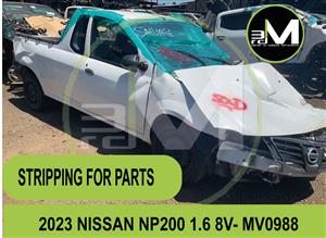 STRIPPING FOR PARTS - 2023 NISSAN NP200 1.6 8V