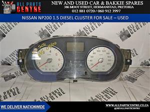 For sale: Nissan NP200 1.5 Diesel cluster – Used