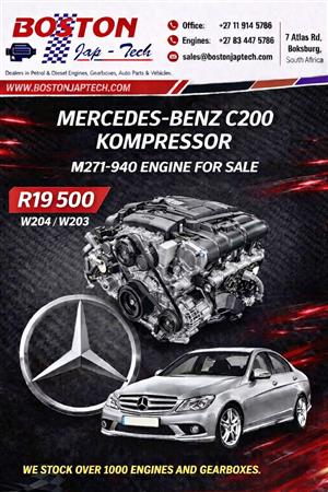 Mercedes Benz c200 Kompressor Used Engine 
