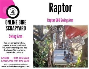 Yamaha Raptor 660 swing arm. 