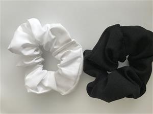 Handmade Masks and hair scrunchies for sale