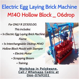 M140 Hollow Block Electric Egg Laying Brick Machine 