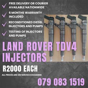 LAND ROVER TDV4 INJECTORS FOR SALE WITH WARRANTY 