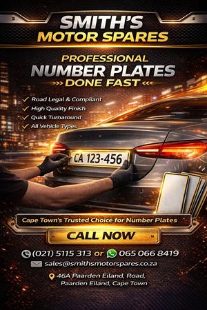 Number plates 