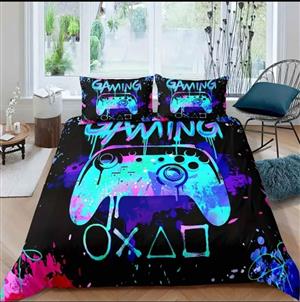 Gaming 3 piece 3d duvet cover sets
