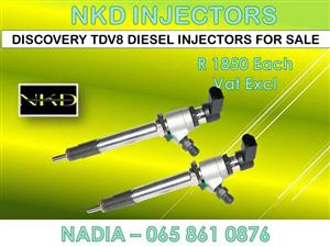 Discovery TDV8 diesel injectors for sale