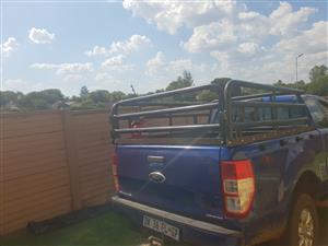 Ford Ranger Cattle Rail and Canvas Cannopy
