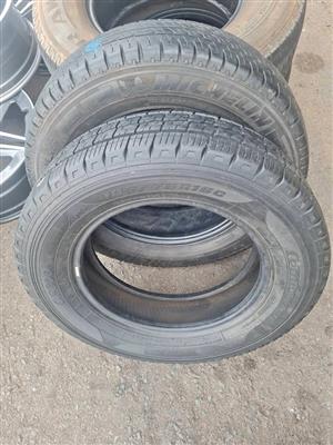 2x195/75/6c Michelin and  comforter  used tyres