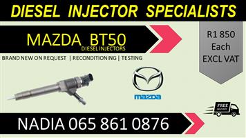 MAZDA BT50 DIESEL INJECTORS FOR SALE WITH WARRANTY