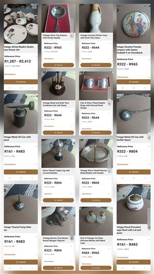 Various vintage and antique collection