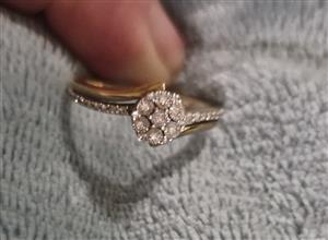 9ct Engagement Ring for Sale