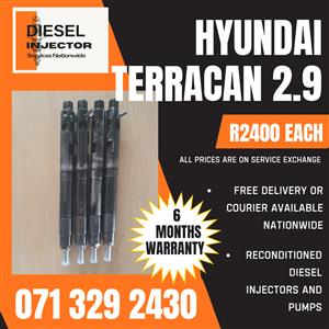 HYUNDAI TERRACAN 2.9 INJECTORS FOR SALE WITH WARRANTY INCLUDED 