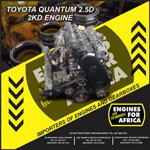 Toyota Quantum 2.5 D4D 2KD Engine Used For Sale