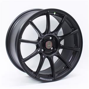 17″ A-Line Hype 4/100 Satin Black Alloy Wheels