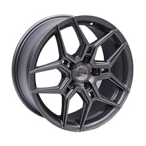 16″ A-Line Hostage 5/114 Gunmetal Machine Face Alloy Wheels
