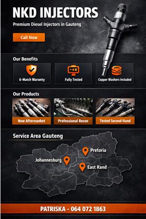 All Diesel Injectors For sale or to recon - 