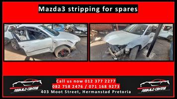 Mazda 3 stripping for parts