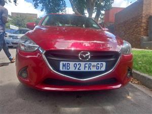 2016 Mazda 2 SkyActive 1.5 Maroon Manual Petrol 100000kms