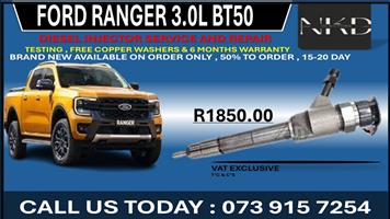 Ford Ranger 3.0L Diesel Injectors