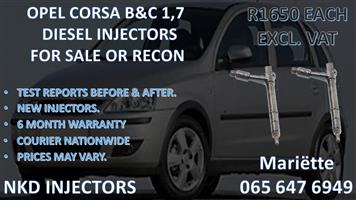 Nationwide Courier Services OPEL CORSA 1.7 Diesel Injectors