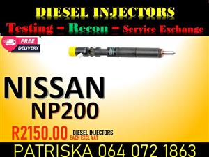GET YOUR DIESEL INJECTORS FOR NISSAN NP200 FOR SALE