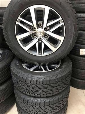 GD6 18inch Rim with Bridgestone dueler A/T 265/60R18