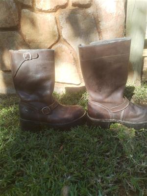 Wehrmacht vintage biker boots