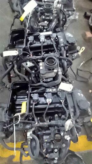 TOYOTA 1KR 1.0L 3 CYLINDER COMPLETE ENGINE FOR SALE