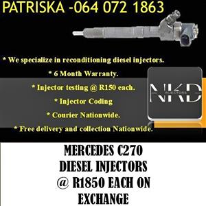 MERCEDES C270 DIESEL INJECTORS FOR SALE
