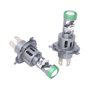 Green Tip H4 LED 12-50w 6000k Replacement Bulbs (pair)