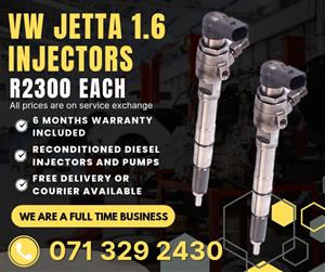 VW JETTA 1.6 INJECTORS FOR SALE WITH WARRANTY 