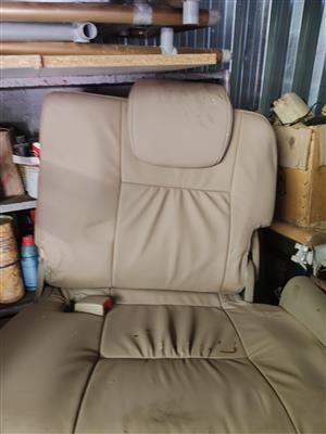 Toyota fortuner rear seats